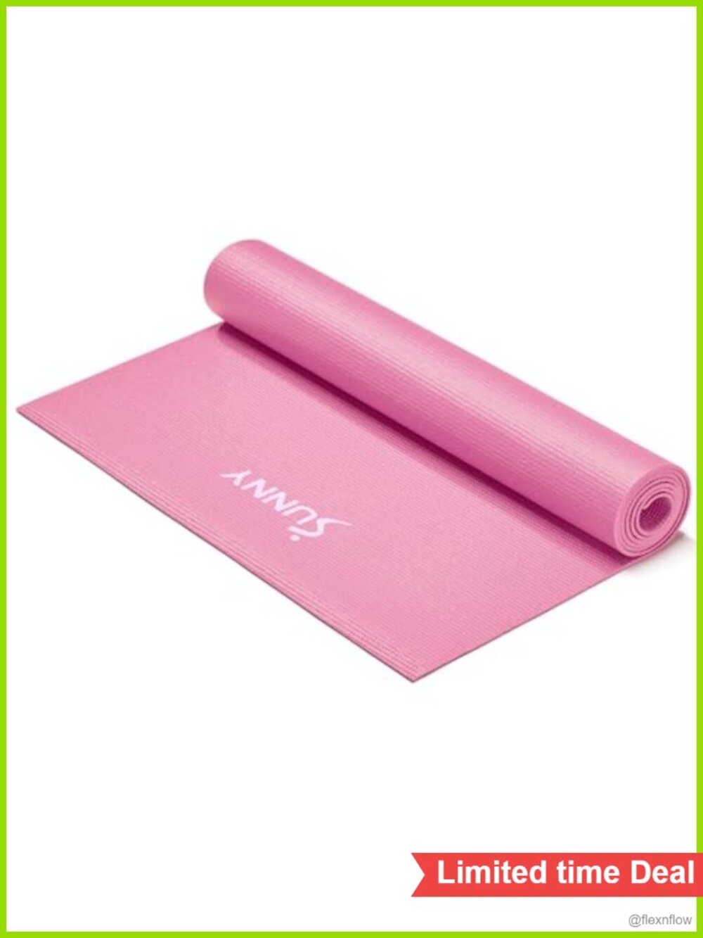 Non-Slip Yoga Mat 4mm High-Density PVC for Yoga Pilates Exercise